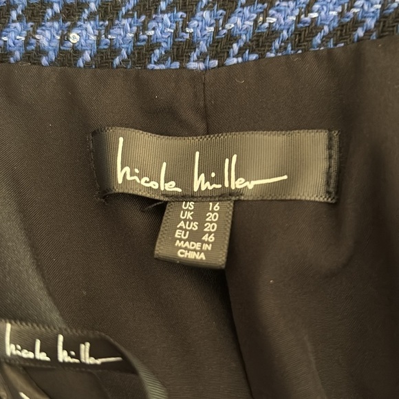 NWT Nicole Miller Amparo Blazer Dress. Size 16 - Picture 5 of 6